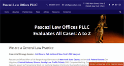 Desktop Screenshot of pascazilaw.com