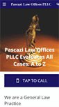Mobile Screenshot of pascazilaw.com
